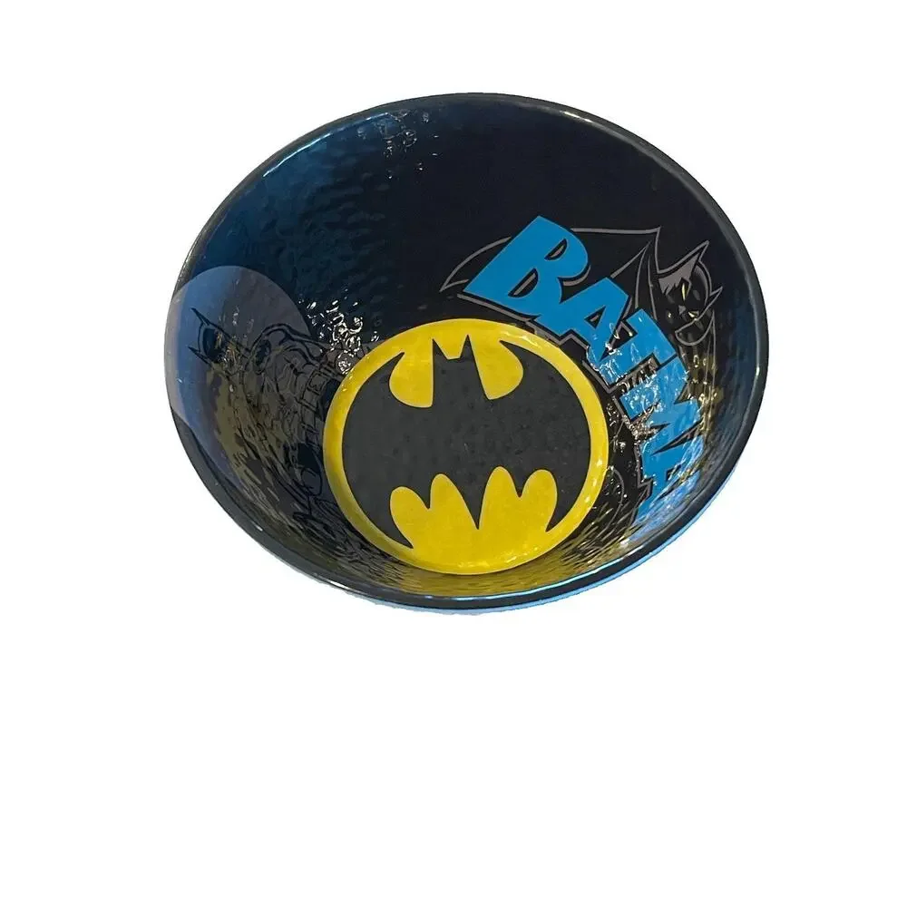 zak! designs Batman Melamine Kids Dish Set Plate Bowls 3pc